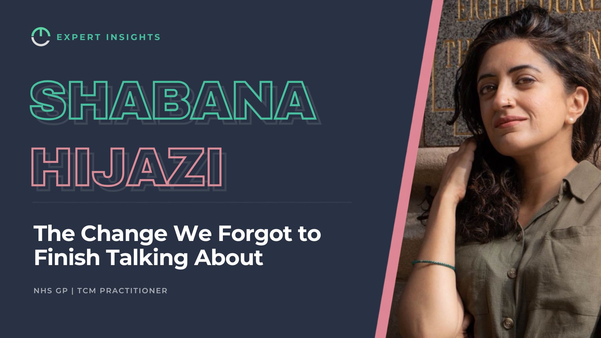 The Change We Forgot to Finish Talking About